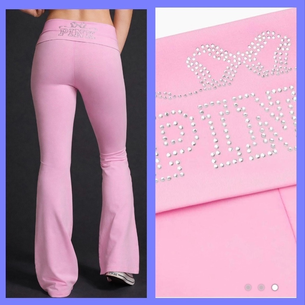 PINK Victoria's Secret x LoveShackFancy limited edition fold over legging